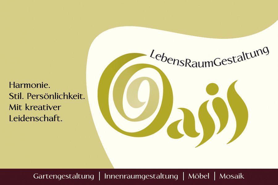 Oasis-Lebensrume - Treten Sie ein.